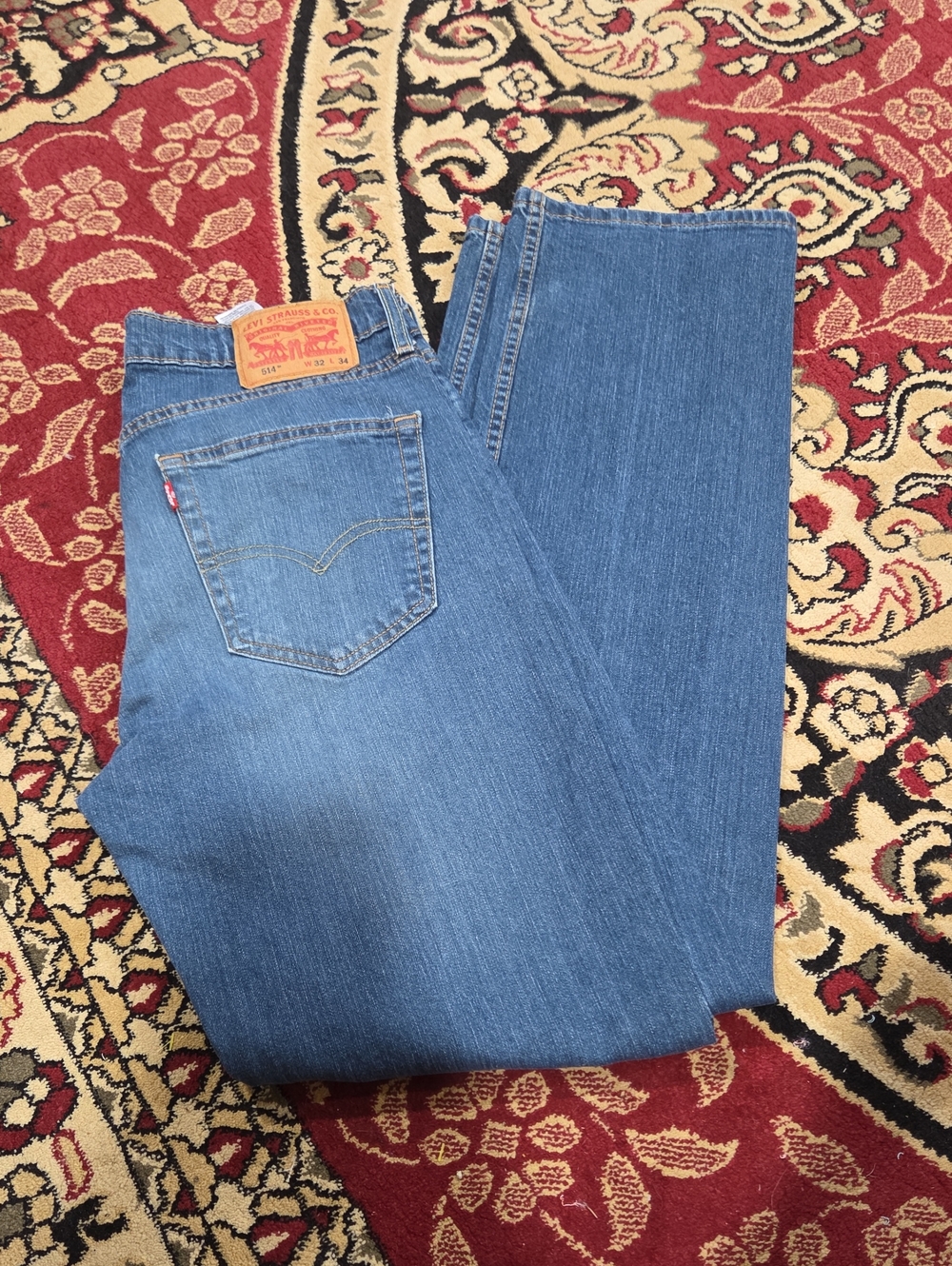Levi's 514 Medium Blue Straight Jeans